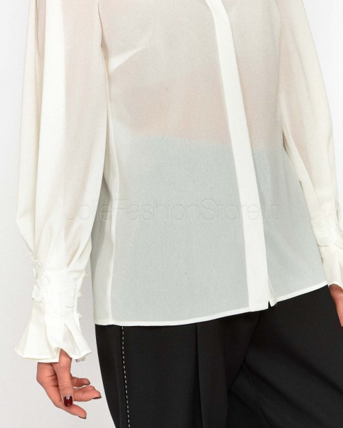 Elisabetta Franchi Camicia Avorio  CA10552E2 360