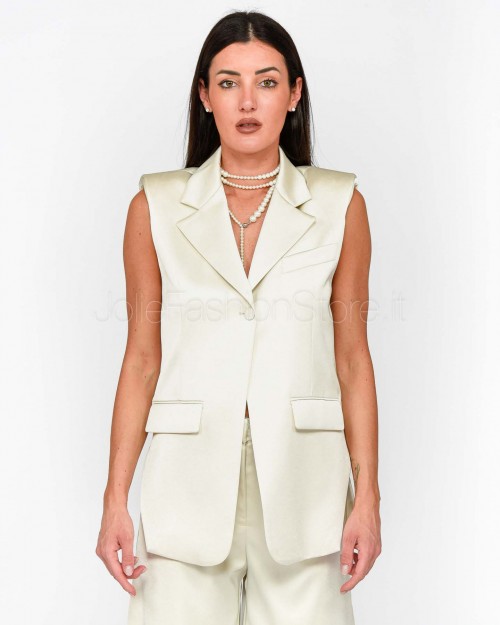 Patrizia Pepe VEST Ceramic Ivory  2S1523 A563 B823