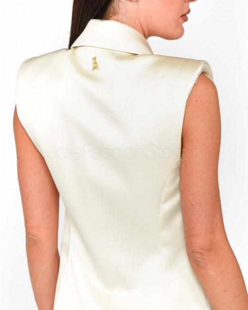 Patrizia Pepe VEST Ceramic Ivory  2S1523 A563 B823