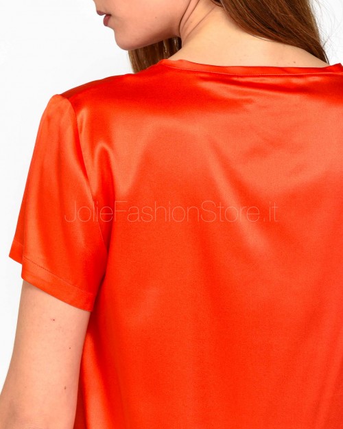 Solo Tre Camicia Corallo  M1D0126 DU 33S