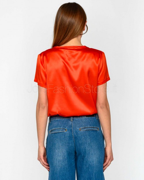 Solo Tre Camicia Corallo  M1D0126 DU 33S