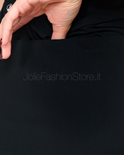 Patrizia Pepe Gonna in Lycra Sensitive Nero  CG0484 JZ26 K103