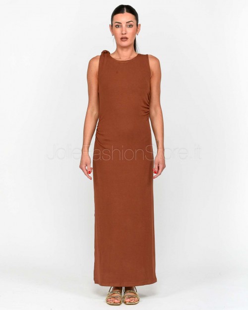 Grace & Mila Abito Lungo Marrone  PISTACHE_13035 CHOCOLAT