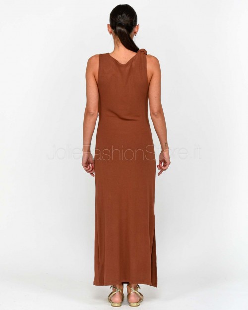 Grace & Mila Abito Lungo Marrone  PISTACHE_13035 CHOCOLAT