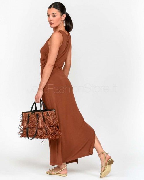 Grace & Mila Abito Lungo Marrone  PISTACHE_13035 CHOCOLAT
