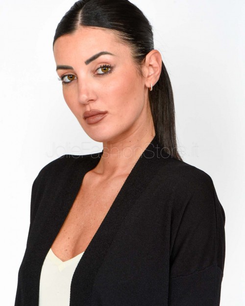 Solo Tre Cardigan Nero  M3D0071 A 99