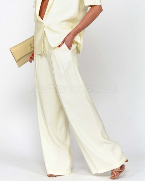 Patrizia Pepe Giacca Fluida con Maniche Corte Bianco  2S1525 A573 W146