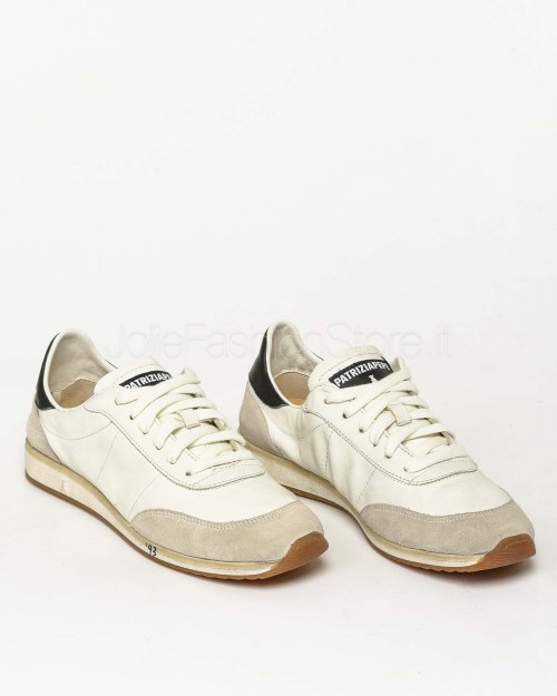 Patrizia Pepe Sneakers Running SKIN '93 in Nappa White  2Z0074 L150 W101