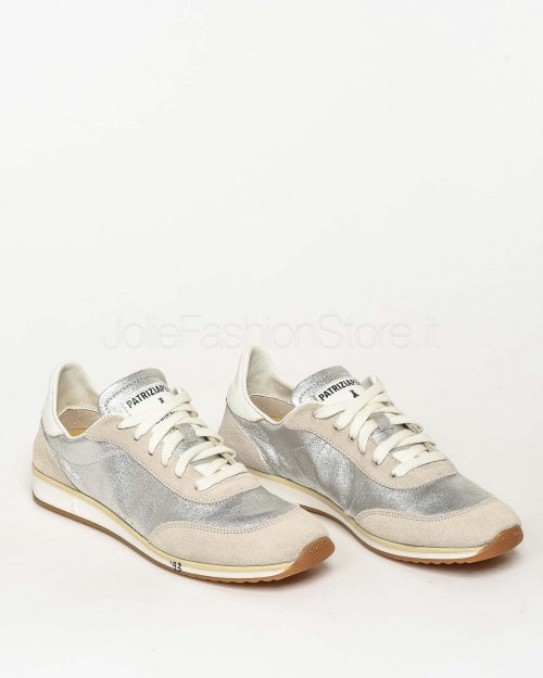 Patrizia Pepe Sneakers Running SKIN '93 Laminate Silver  2Z0074 V043 S298