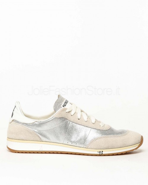 Patrizia Pepe Sneakers Running SKIN '93 Laminate Silver  2Z0074 V043 S298