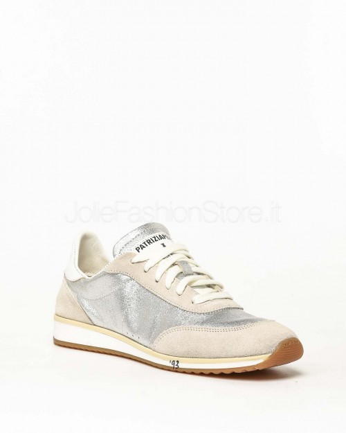 Patrizia Pepe Sneakers Running SKIN '93 Laminate Silver  2Z0074 V043 S298