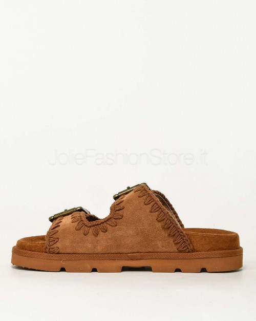 Mou Bio Sandalo Two Buckles Monoch Cognac  S25_MU.SW631000A-COG