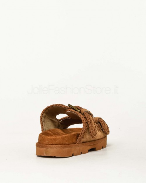 Mou Bio Sandalo Two Buckles Monoch Cognac  S25_MU.SW631000A-COG