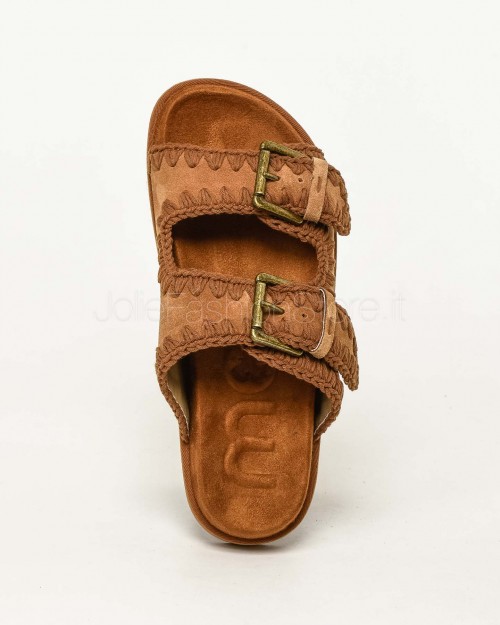 Mou Bio Sandalo Two Buckles Monoch Cognac  S25_MU.SW631000A-COG