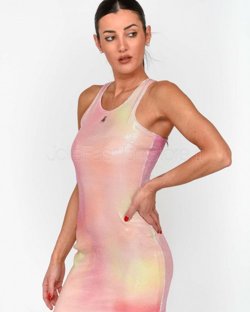 Patrizia Pepe DRESS Pink Green Shade  2A2926 A581 J4H1