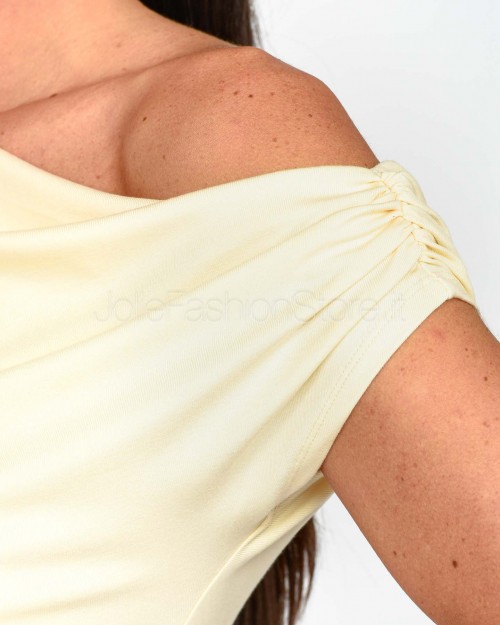 Grace & Mila Top Bianco  ROTONDE_13289 ECRU