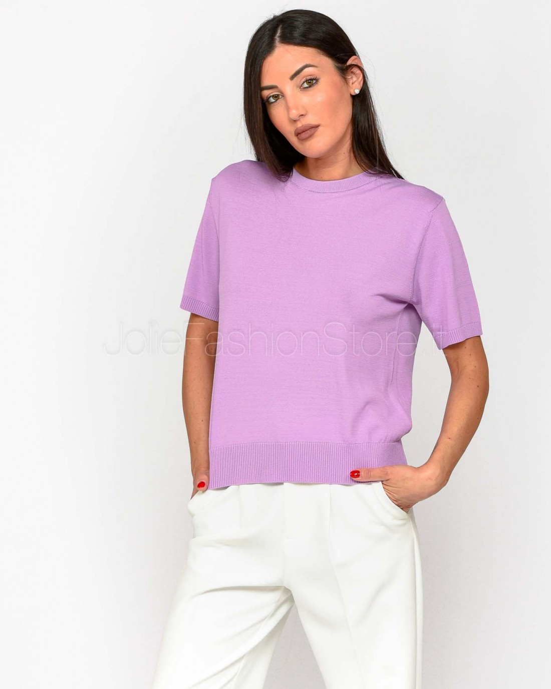 Patrizia Pepe MAGLIA/KNIT Spring lilac  1K1007 K318 M561