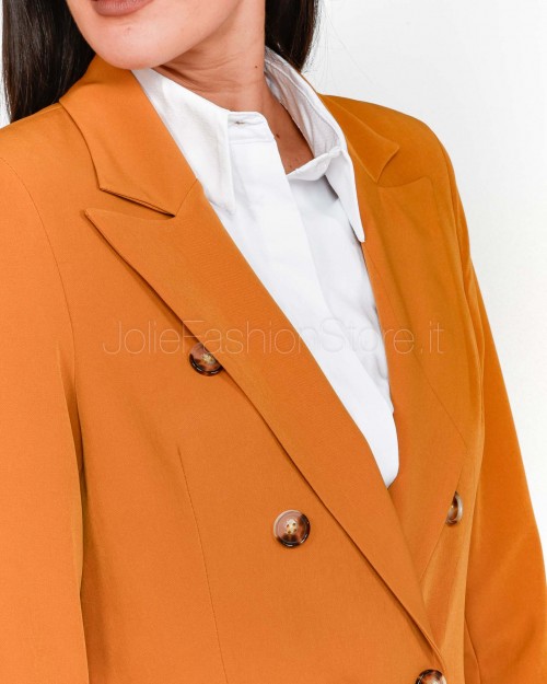 I’Min Luxury Giacca Doppiopetto Arancione  RM60 TUNISY 21 ARANCIO