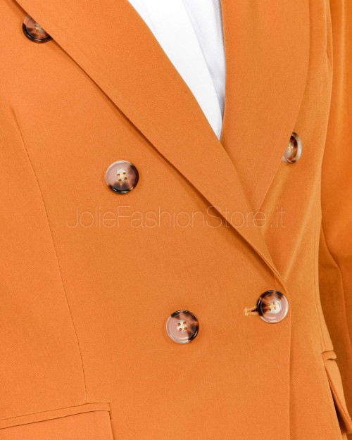 I’Min Luxury Giacca Doppiopetto Arancione  RM60 TUNISY 21 ARANCIO
