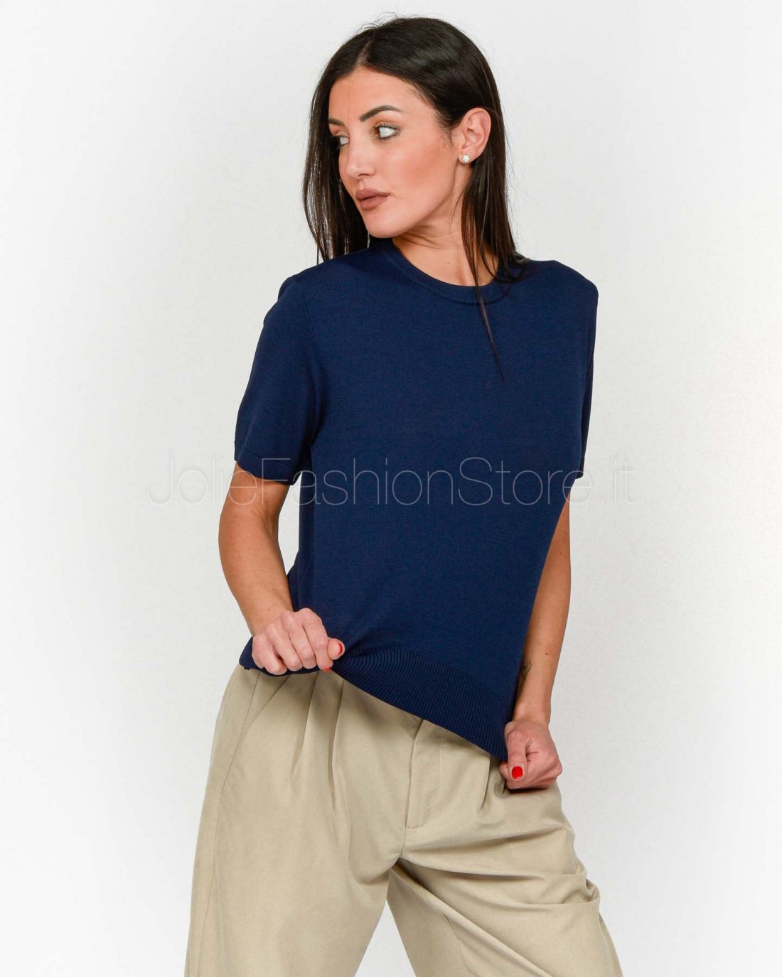 Patrizia Pepe SWEATER/KNIT Spring blue  1K1007 K318 CA99