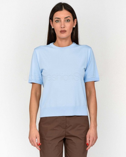 Patrizia Pepe Maglia Manica Corta Spring Sky  1K1007 K318 CA98