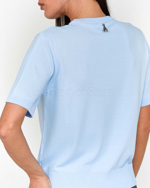 Patrizia Pepe Maglia Manica Corta Spring Sky  1K1007 K318 CA98