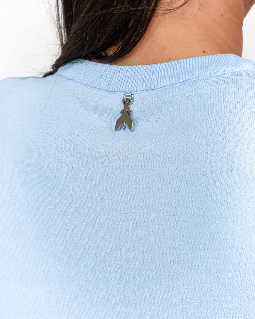 Patrizia Pepe Maglia Manica Corta Spring Sky  1K1007 K318 CA98