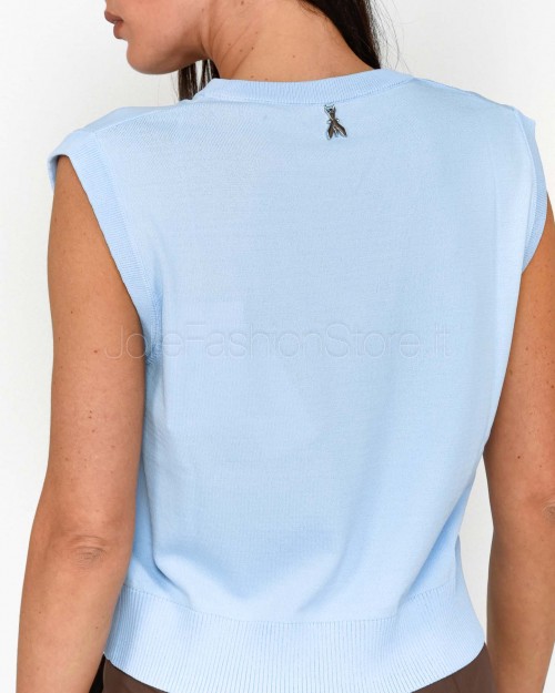 Patrizia Pepe Gilet Scollo a V Spring Sky  1K1006 K318 CA98