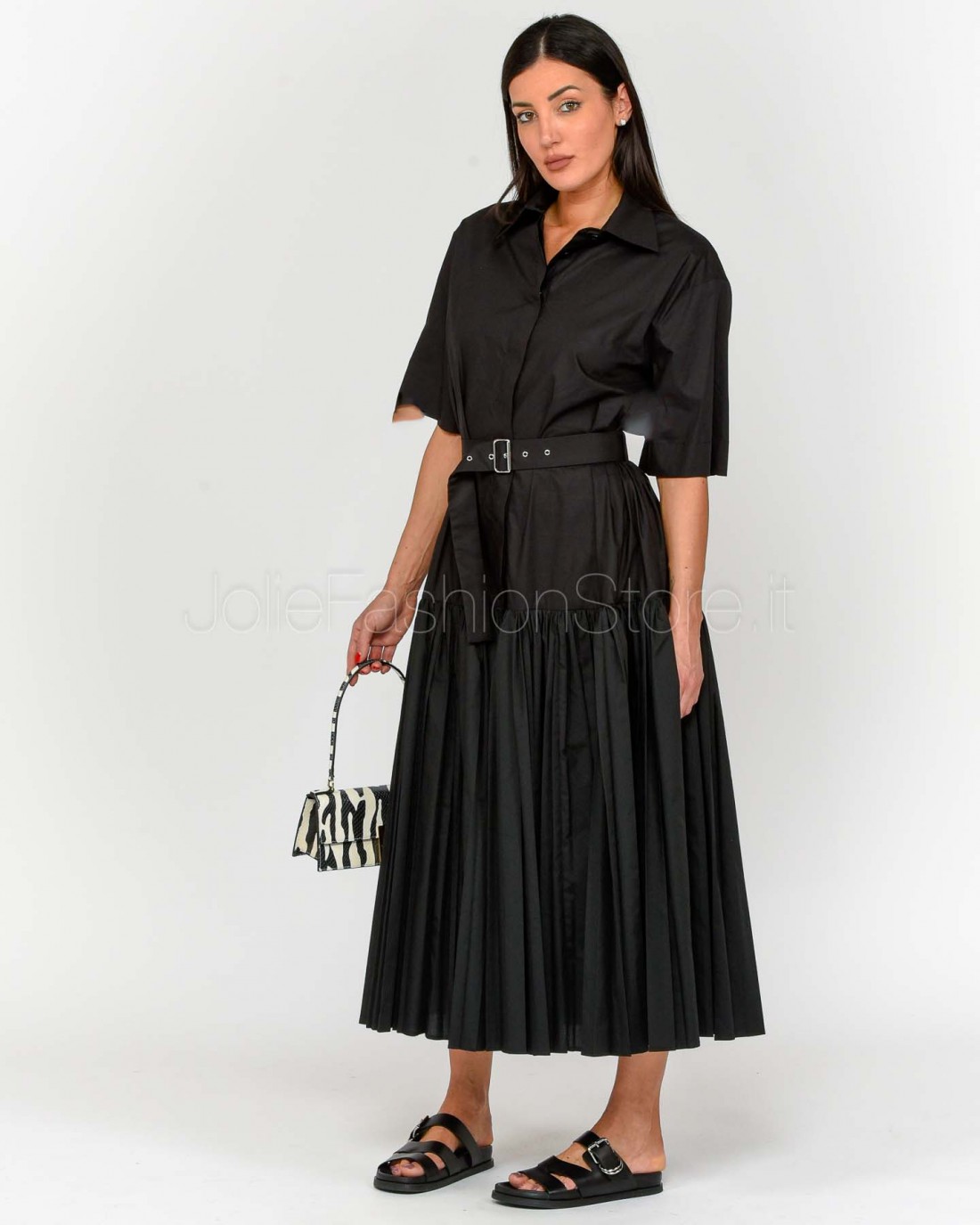 Meimeij BLACK LONG DRESS  M5PA45 100
