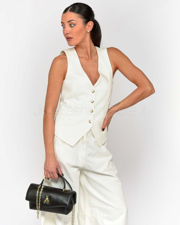 I’Min Luxury Gilet Bianco  RM40 BIANCO
