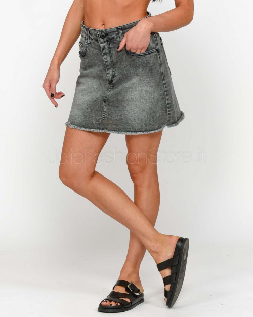 Urban Soiree Gonna in Jeans Grigio Scuro  DEO 11C