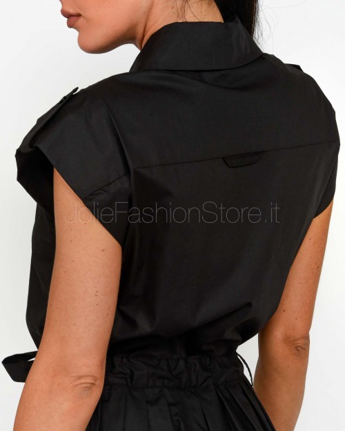 Meimeij BLACK BELT DRESS  M5PA01 100