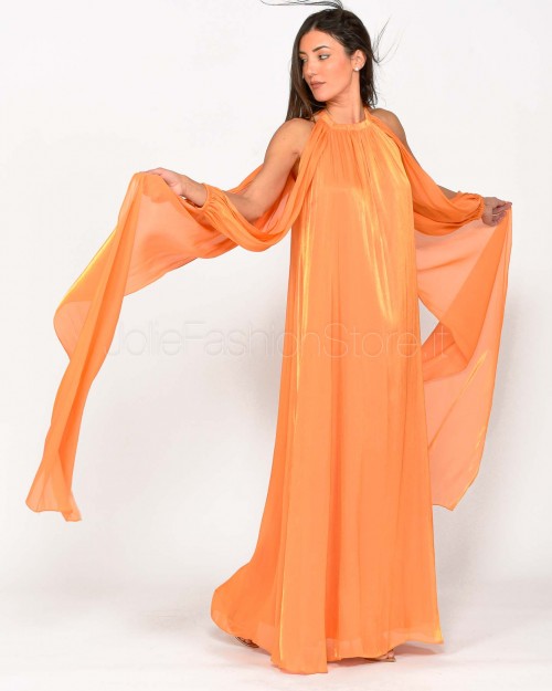 Actualee Abito Lungo Orange  14117 ORANGE