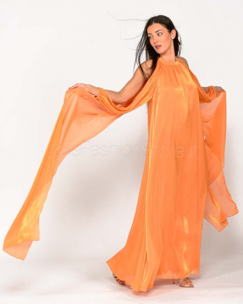 Actualee Abito Lungo Orange  14117 ORANGE