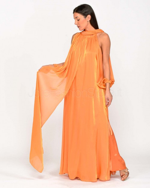 Actualee Abito Lungo Orange  14117 ORANGE