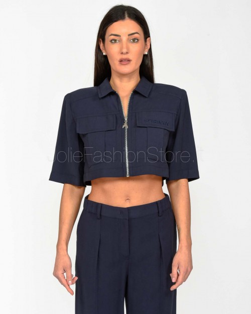 Patrizia Pepe CAMICIA/SHIRT Navy  2C1590 A573 C789