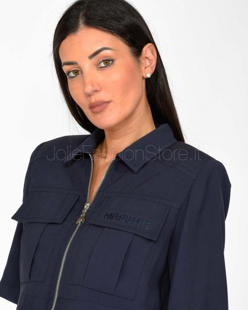Patrizia Pepe CAMICIA/SHIRT Navy  2C1590 A573 C789