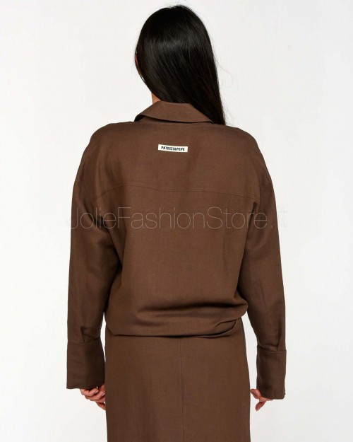 Patrizia Pepe SHIRT Sensual Brown  2C1602 A052 B825