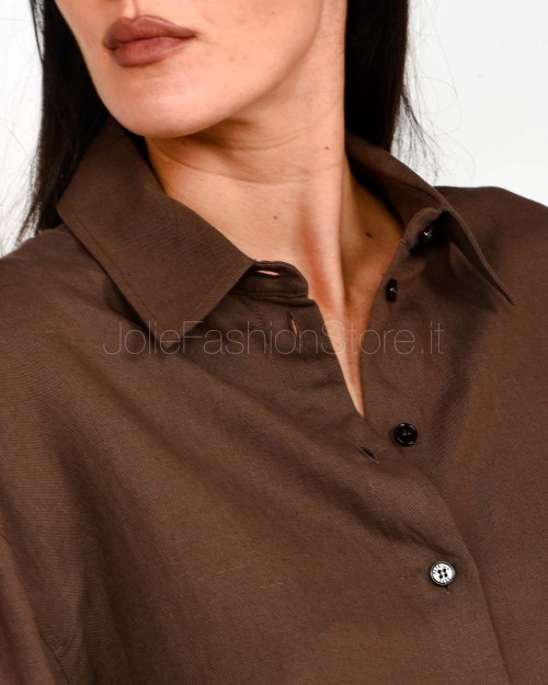 Patrizia Pepe SHIRT Sensual Brown  2C1602 A052 B825