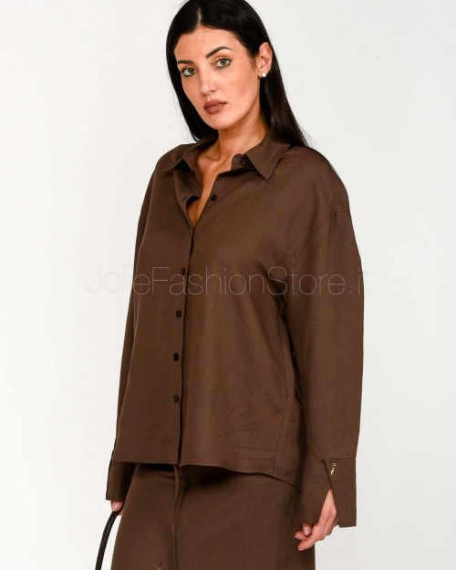 Patrizia Pepe SHIRT Sensual Brown  2C1602 A052 B825