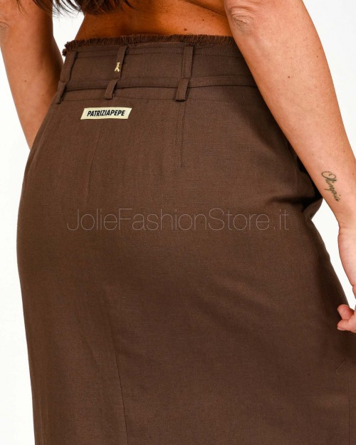 Patrizia Pepe SKIRT Sensual Brown  2G1007 A052 B825