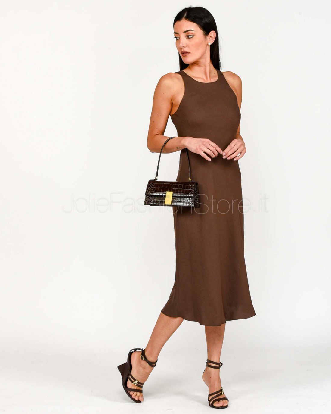 Patrizia Pepe DRESS Sensual Brown  2A2868 A052 B825