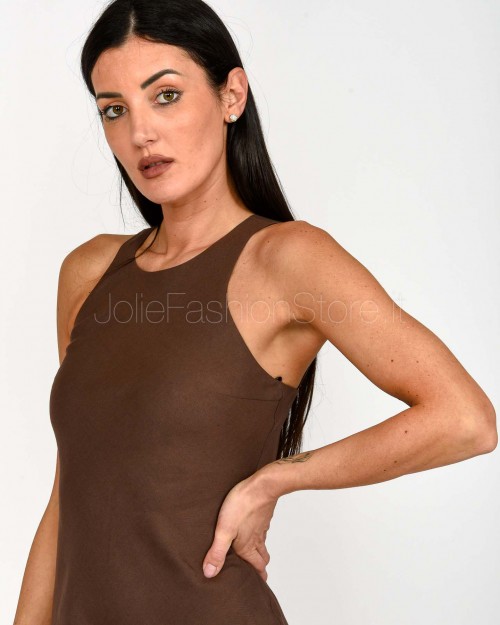 Patrizia Pepe DRESS Sensual Brown  2A2868 A052 B825