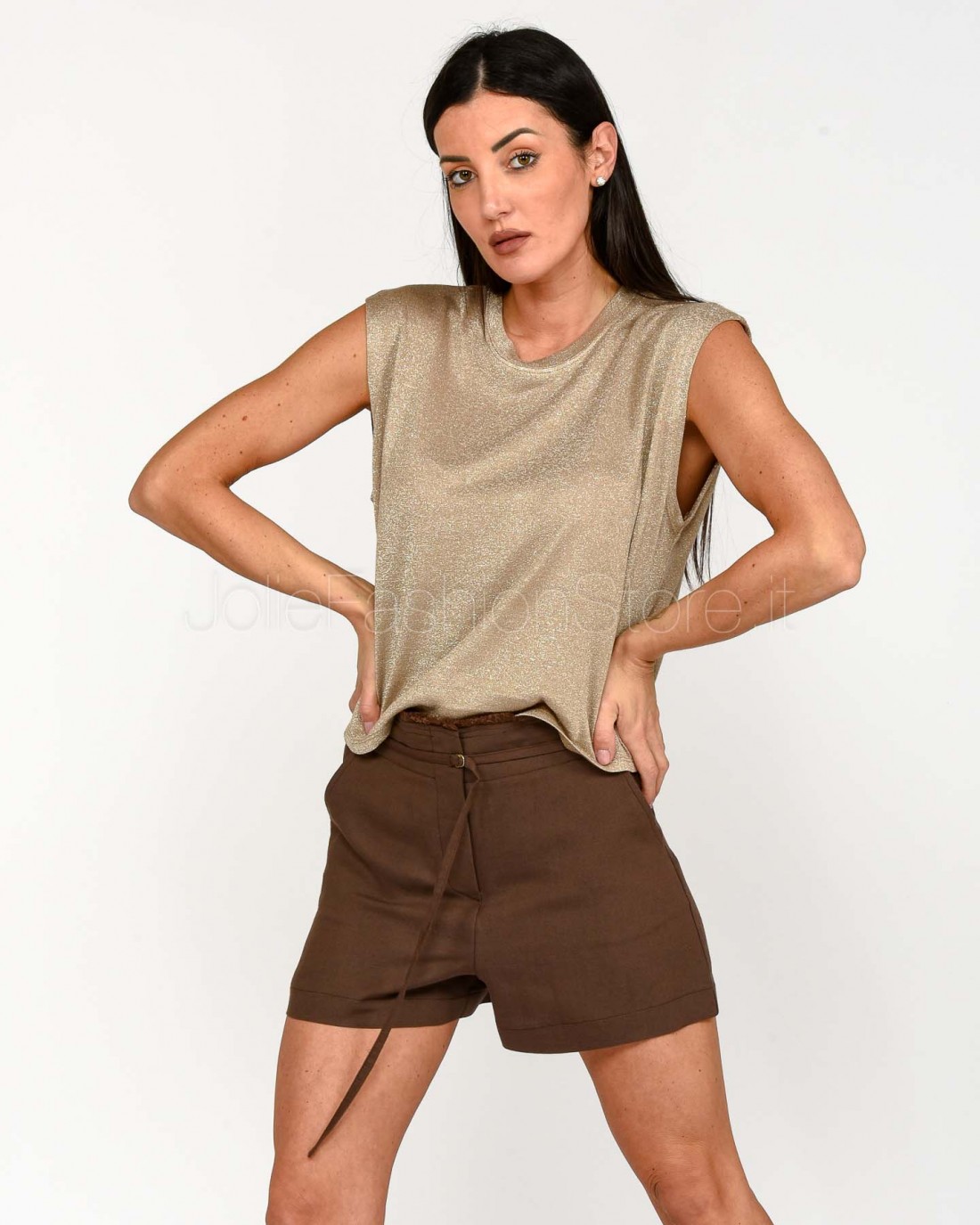 Grace & Mila T-Shirt Grigio  RIMBAUD_13268 TAUPE