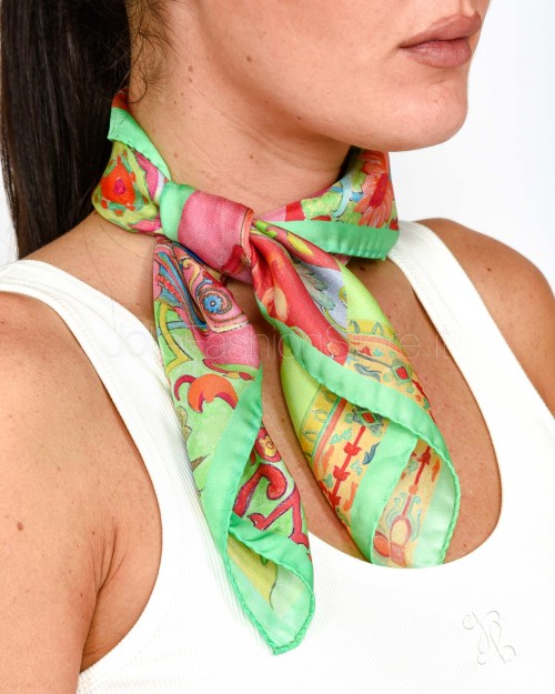 Massimo Ravinale Bandana di Colori 21 Verde  AAMON21V1