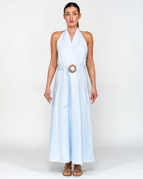 Grace & Mila Abito Lungo Blu  ROSAMOUR_13236 BLEU