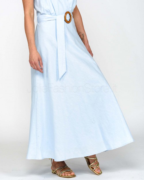 Grace & Mila Abito Lungo Blu  ROSAMOUR_13236 BLEU