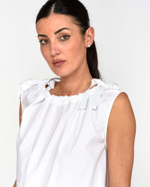 Meimeij Blusa Ricamo Laser Off White  M5EAA1 791