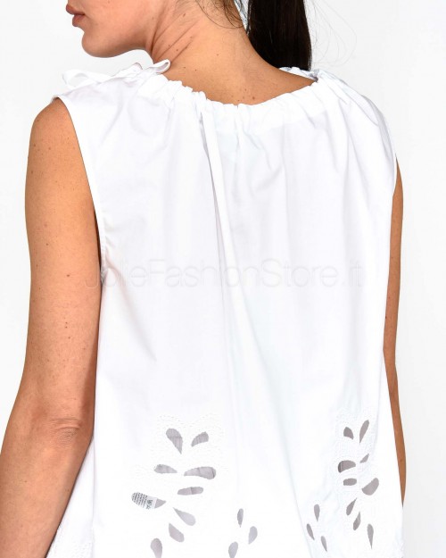 Meimeij Blusa Ricamo Laser Off White  M5EAA1 791