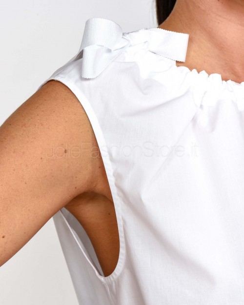 Meimeij Blusa Ricamo Laser Off White  M5EAA1 791